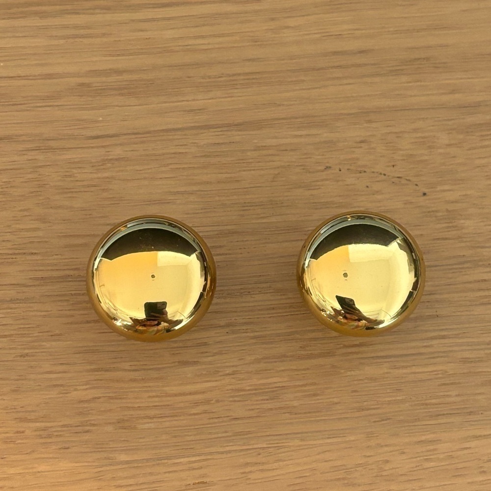 Set of 2 cabinet door‎ knobs Solid brass. New